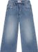 Noppies Broek wide leg - Washed Blue - Maat 128
