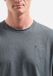 No Excess Timeless Basics Ronde Hals T-shirt Dark Steel