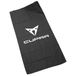Seat OCU10080 handdoek 70x140cm, zwart met Cupra-logo en belettering