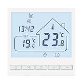 Beok Verwarmingsthermostaat, Thermostaat Touchscreen Verwarmingsthermostaat Kamerthermostaat voor Waterverwarming Vloerverwarming 3A