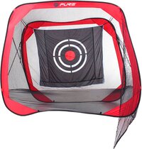 Pure2Improve Golf Practice Net, Square Shaped - Zwart/Rood