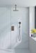 FortiFura Calvi inbouw regendoucheset – Ø25 cm hoofddouche – 20 cm plafondbuis – 3-standen ronde handdouche – koper geborsteld