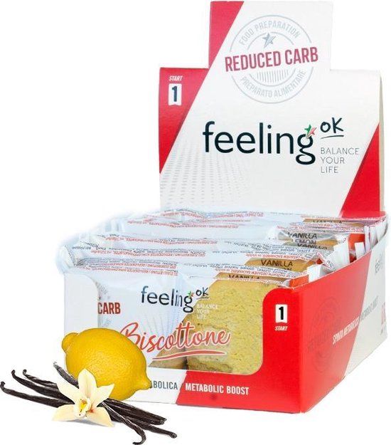 Feeling OK Biscottone Vanille Citroen - Voordeelpakket - 15 x 50 g