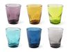 Excelsa Color Wave Set met 6 waterglazen, glas