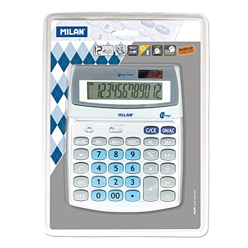 MILAN 152512BL Elektronische rekenmachine, 12-cijferig