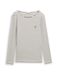 TOM TAILOR Chemise bleu marine / blanc cassé