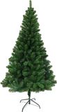 Nordlandia Kunstkerstboom - 240 cm - Realistische Kunststof Kerstboom - Metalen Standaard - Zonder Verlichting - Groen