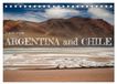 A Calvendo A quick trip to Argentina and Chile (Desk Calendar 2027 DIN A5 landscape), CALVENDO 12 Month DeskCalendar