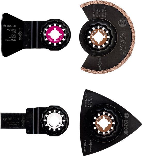 Bosch 4-delige tegelset ACZ 85 RT / AVZ 78 RT / ATZ 52 SC / AIZ 20 AB - 2608661695