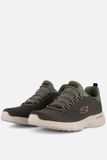 Skechers Heren 58360 Sports Schoenen, Sneakers, olijfgroen, 44 EU