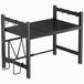 StarTech Magnetronovenplank Zwart Metaal Verstelbaar Tafelrek 63x37x45 cm
