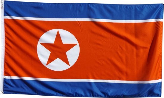 Trasal - vlag Noord Korea - noord-koreaanse vlag 150x90cm