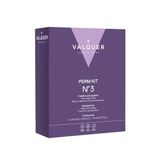 VALQUER Professionele permanente set nr. 3 voor beschadigd haar, 215 ml | Gedefinieerde en duurzame krullen | VPlex-technologie