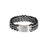 iXXXi Men-Remy-Heren Armband Zilver Mat