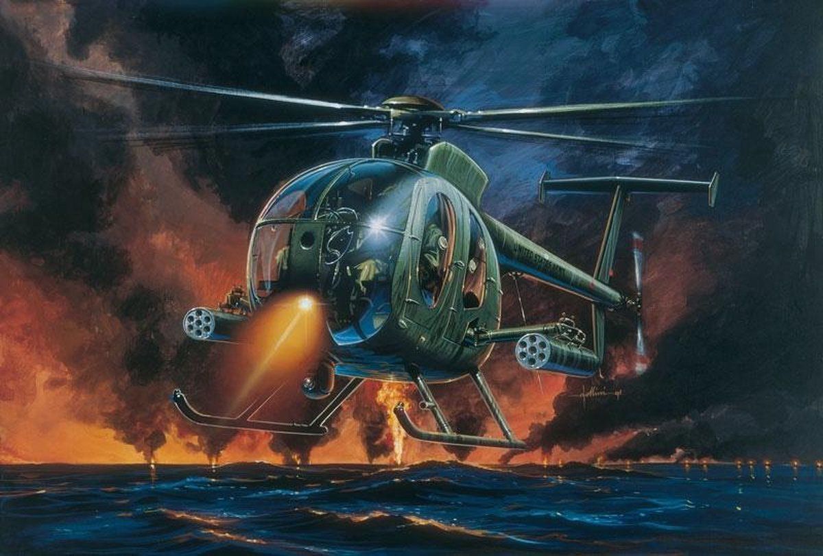 Italeri 510000017 - 1:72 AH-6 Night Fox