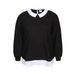 Zhenzi Plus Size trui - zwart/wit