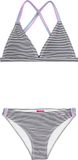 Protest Prtkristel Jr – Triangel bikini set Meisjes – Gestreept – Ink Blue – Maat 104