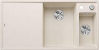 BLANCO AXIA III 6 S Silgranit spoelbak, 1000x510 mm, zacht wit