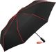 Fare Seam 5639 extra grote zakparaplu zwart rood