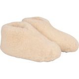 TXL COMFORT Texels Wol Sloffen Wit - Lage schoenhoogte - Gemaakt van 100% zuiver Texels scheerwol - Texelse wollen sloffen - 36-38