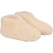 TXL COMFORT Texels Wol Sloffen Wit - Lage schoenhoogte - Gemaakt van 100% zuiver Texels scheerwol - Texelse wollen sloffen - 36-38