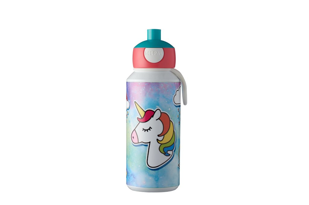 Mepal   Drinkfles pop-up Campus 400 ml - Unicorn