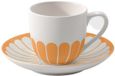 Villeroy & Boch Fleur Couleur Espressotasse mit Untertasse 70 ml