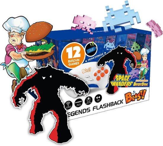 AtGames Legends Flashback Space Invaders Blast! - White