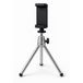 Statief met drie secties en houder voor smartphone 18-38,5 cm | Draagbare standaard met 360° draaihoek, compatibel met smartphones