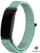 Strap-it Nylon Smartwatch bandje - Geschikt voor Fitbit Inspire / Inspire HR / Inspire 2 - Aqua