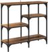 vidaXL - Wandtafel - Oud - Hout - 80 - x - 29 - x - 75 - cm - Bewerkt - hout