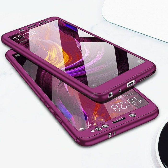 Stuff Certified Xiaomi Redmi Note 4X Full Cover - 360° Body Hoesje Case + Screenprotector Paars