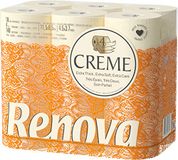 Renova Toiletpapier crème – 18 rollen