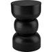 LIVARNO Table d'appoint en métal, Ø30 x 46 cm (Noir)