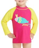 Zoggs Sun Shirt LS Meisjes - Maat 104