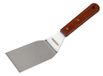 FMProfessional Professionele troffel voor grillen, hamburgerpalet en houten handvat, 30 x 7 cm, 1 stuk