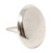 Adsamm® / 16 x glijders van metaal met spijkers/zilver/Ø 30 mm/rond/metalen glijders voor meubels, optimale kwaliteit van Adsamm®