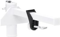 vidaXL Parasolklem voor balkon 38 mm staal wit