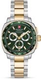 SWISS MILITARY HANOWA SPEEDWELL SMWGI0006804 Heren Polshorloge - Groen - Staal