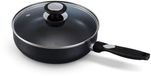 Beka Pro Induc Hapjespan - Ø 24 cm - Sauteerpan - Met Deksel - Keramische Antikleeflaag - PFAS-vrij - Geschikt voor inductie - Zwart