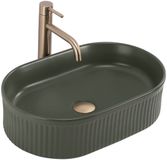 REA Vanda Olive Matt Wastafel - Ovaal - Groen - 49x31x13cm