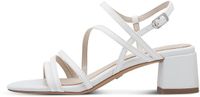 Tamaris Dames Sandaaltje 1-28211-42 Wit Synthetisch Normaal Maat 41 EU