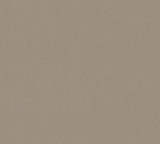 A.S. Création Vliesbehang Textiellook Effen Bruin 10,05m x 0,53m