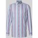 OLYMP Luxor Modern Fit Overhemd marine, Gestreept