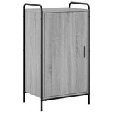vidaXL Schoenenkast 51 x 36,5 x 93 cm Bewerkt hout Grijs Sonoma