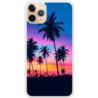 Apple iPhone 11 Palmiers colores Verstevigd hoesje met sublimatie bedrukking