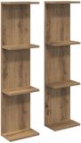 vidaXL Wandplank Artisanaal eiken Hout 100 cm