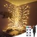 Merkloos / Sans marque Rottan Light 18 takken 144 LED met afstandsbediening - Wanddecoratie - Interieur Decoratieve Verlichting - Home Festival - Stijlvolle Verlichting - Praktische Home Accessoires