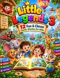 Little Legends-3: 12 Fun & Clever Comic Stories for Kids