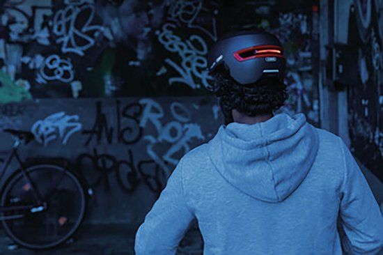 Abus Helm HUD-Y 54-58 M Titan - Racefietshelm - Grijs